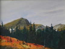TS 62 Mt.Crum, Oli on Canvas., 11.5x8.5jpeg - $300