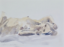 TS 69 Sketch of Casie 2, Watercolour, 11x8 - $250