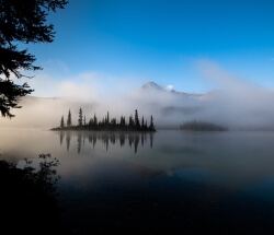 Jarvis Lake Out of the Mist, Colin Ruxton, $235