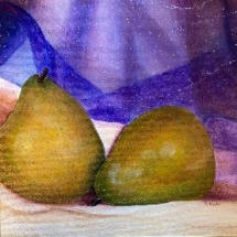 CM 01, Pears, Acrylic, 12 x 12, $200