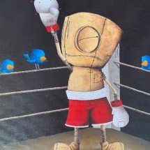 CM 28, Artist's_Study, Ready for Whatever Lies Ahead, by Fabio Napoleoni, 24 x 20 inches, $700