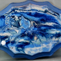 AK-02, Blue, Aleeta Kent, Resin, 7 x 9, $75