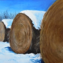 KD01,Bales WB126,Koreen Deheus, Acrylic,5x7,$90