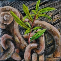 LP1, Chain, Leah Penner, Acrylic, 4X4, $40