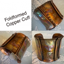 CN-M03, Foldformed Copper Cuff, Copper, $108