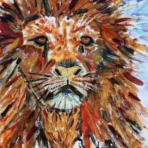 DDL#4, St. Jerome's Lion, Darla Dawn Lukac, Watercolour, 8X 10, $150